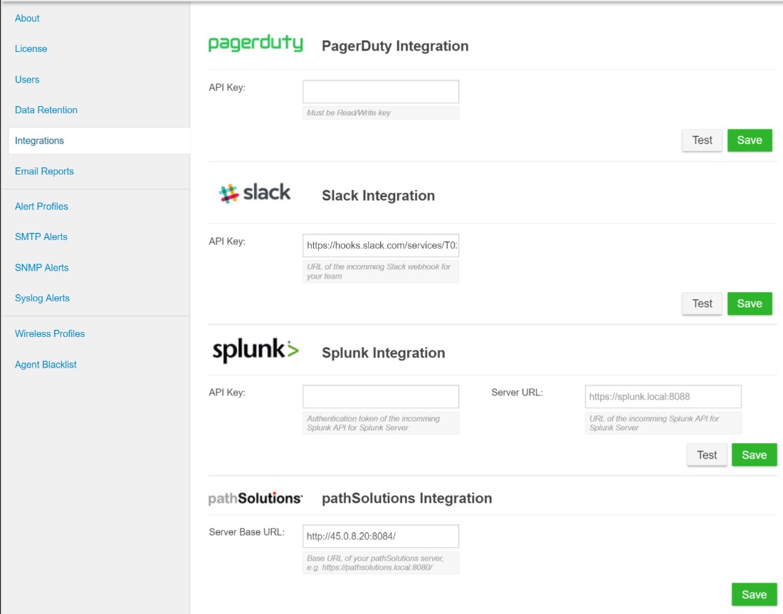 How to enable the slack integration on NetBeez