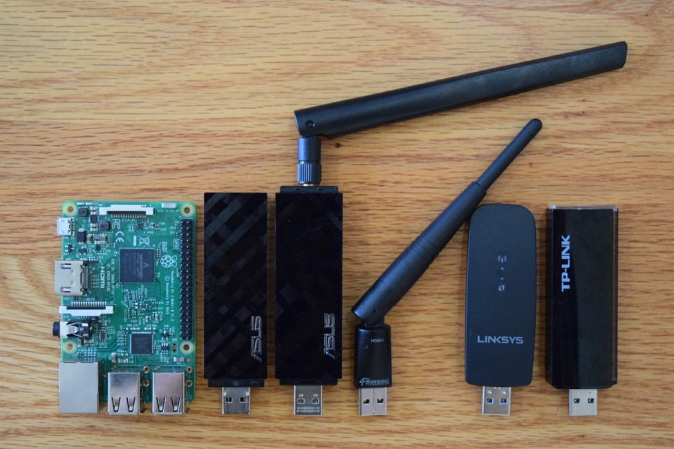 20160601 - Iperf WiFi Comparison on Raspberry Pi (dongles)