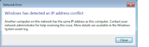 How to Identify and Troubleshoot an IP Conflict