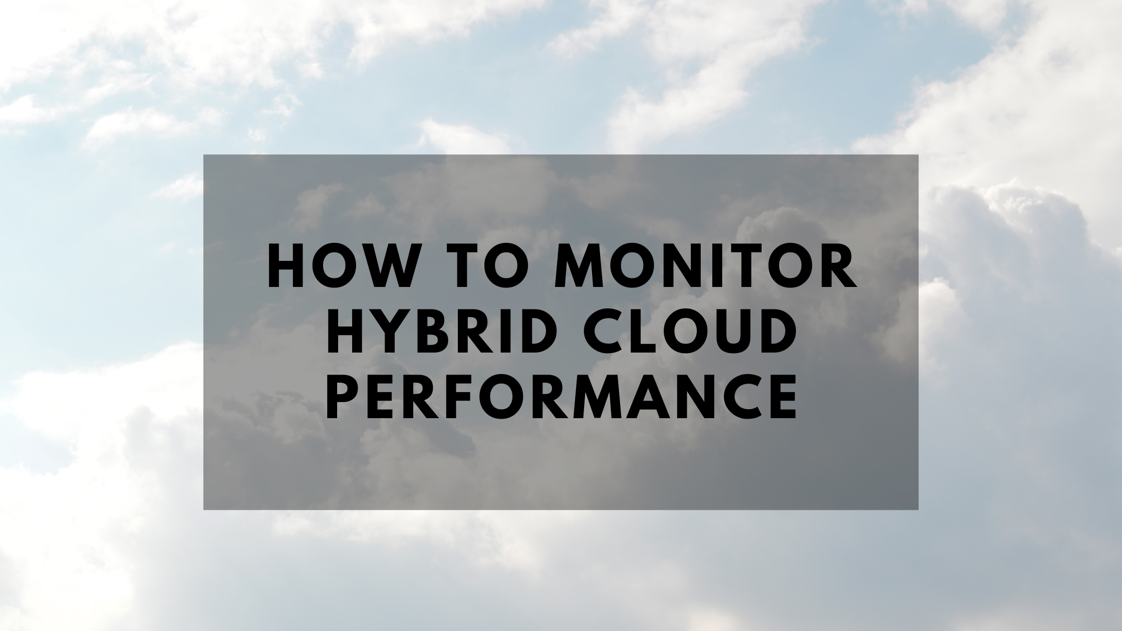 hybrid cloud monitoring