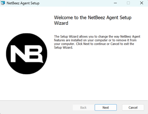 netbeez agent set up NICE