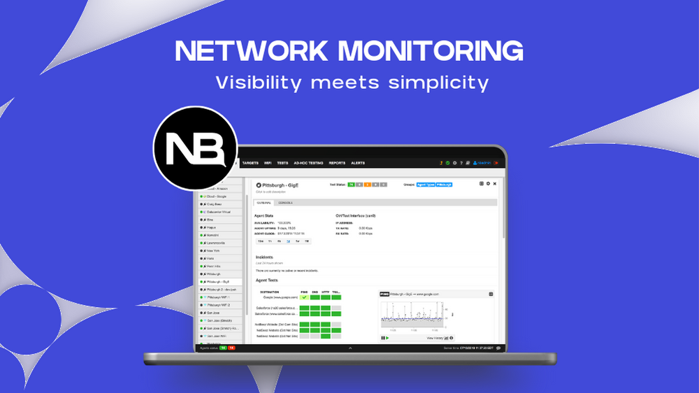 NetBeez network monitoring for MOS score and VoIP monitoring