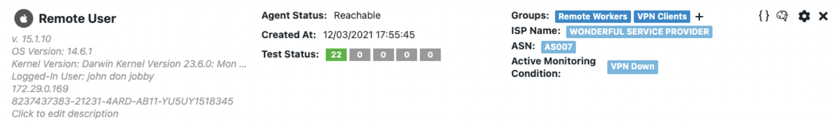 netbeez remote worker agent dashboard
